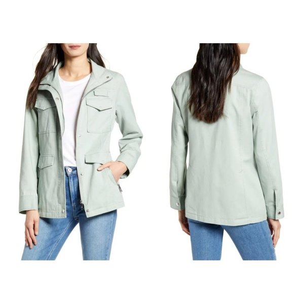 Sam Edelman Jackets & Blazers - NWT Sam Edelman Safari Cotton Jacket Mint Green Size XL 100% Cotton